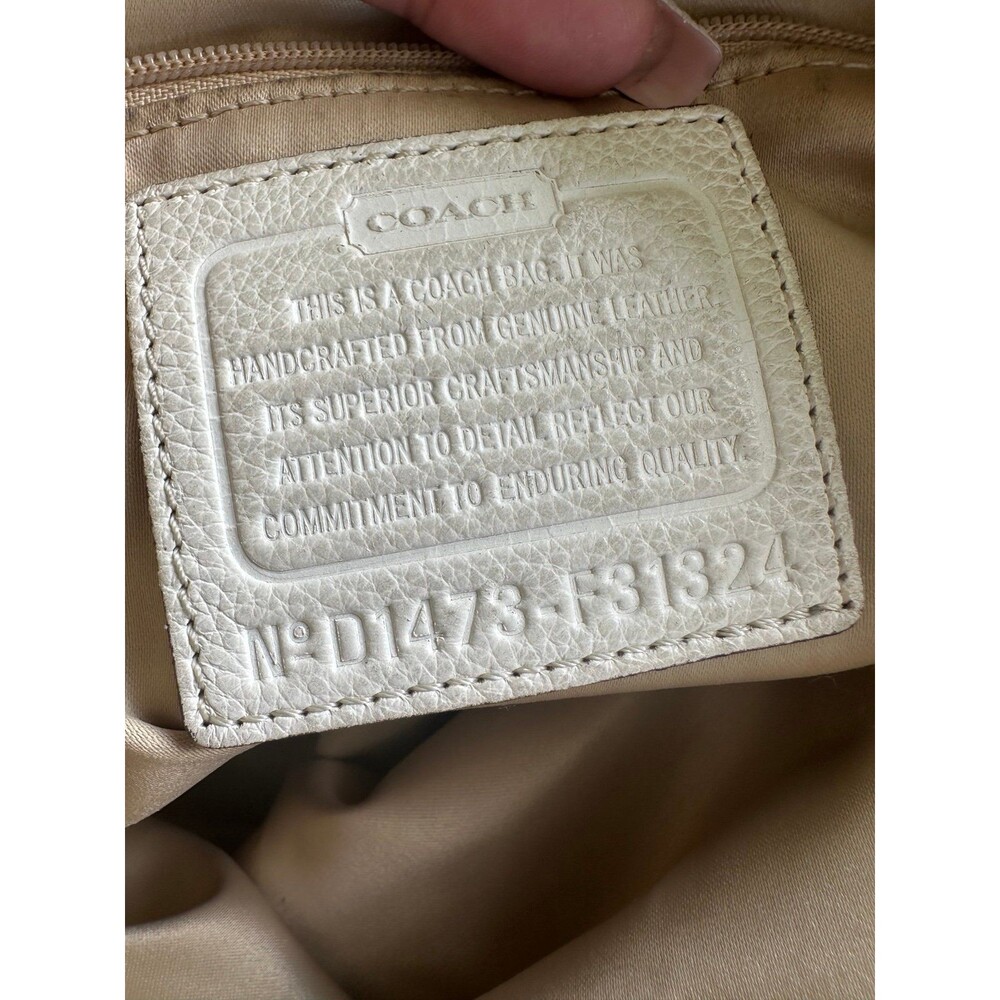 Coach #31324 Vermillion Park Kathryn Triple Zip Soft Pebble Leather Satchel Bag - Picture 12 of 12